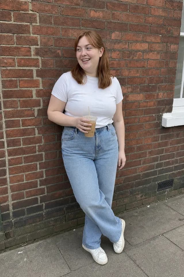 Example full body input photo — AI-generated model